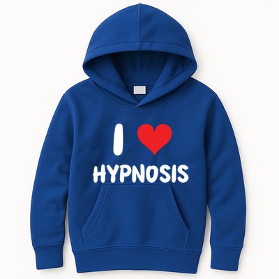 I Love Hypnosis Heart Consciousness Gift Kids Hoodie