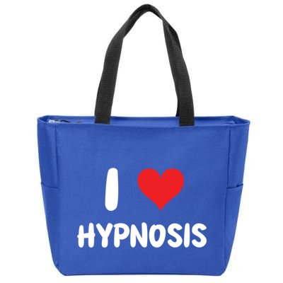 I Love Hypnosis Heart Consciousness Gift Zip Tote Bag