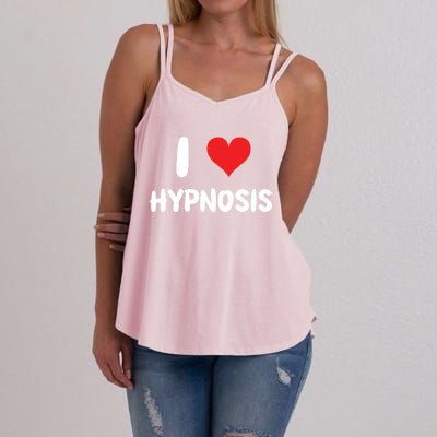 I Love Hypnosis Heart Consciousness Gift Women's Strappy Tank