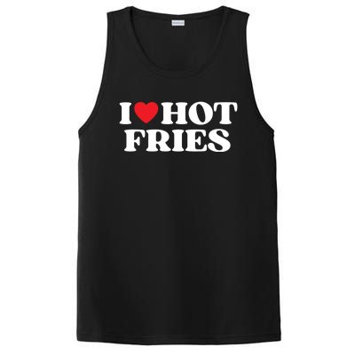 I Love Hot Fries Moms Dads Favorite National Fries Day Meaningful Gift PosiCharge Competitor Tank