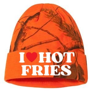 I Love Hot Fries Moms Dads Favorite National Fries Day Meaningful Gift Kati Licensed 12" Camo Beanie