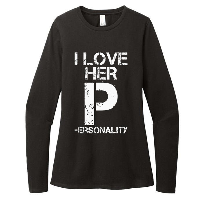 I Love His D I Love Her P Couples Matching Valentines Day Womens CVC Long Sleeve Shirt