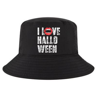 I Love Halloween Vampire Fangs Vampire Lover Cool Comfort Performance Bucket Hat