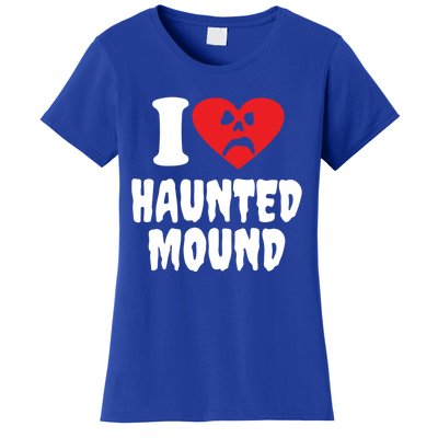 I Love Haunted Mound Cute Gift Women's T-Shirt