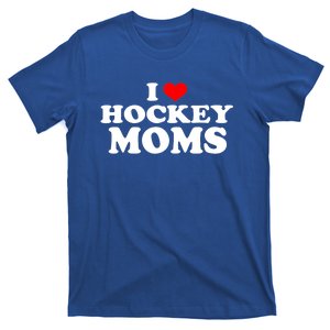 I Love Hockey Moms Funny Christmas Gift T-Shirt