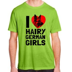 I Love Hairy German German Shepherd Edition Adult ChromaSoft Performance T-Shirt