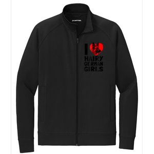 I Love Hairy German German Shepherd Edition Stretch Full-Zip Cadet Jacket