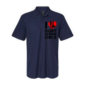 I Love Hairy German German Shepherd Edition Softstyle Adult Sport Polo