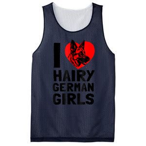 I Love Hairy German German Shepherd Edition Mesh Reversible Basketball Jersey Tank