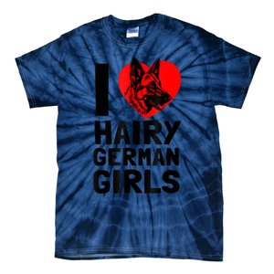 I Love Hairy German German Shepherd Edition Tie-Dye T-Shirt