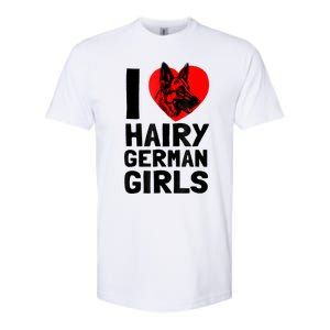 I Love Hairy German German Shepherd Edition Softstyle CVC T-Shirt