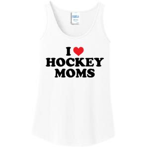 I Love Hockey Moms Funny Design Gift Ladies Essential Tank