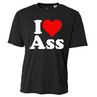 I Love Heart Ass Cooling Performance Crew T-Shirt