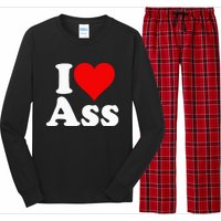 I Love Heart Ass Long Sleeve Pajama Set