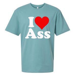 I Love Heart Ass Sueded Cloud Jersey T-Shirt