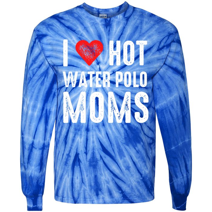 I Love Hot Water Polo Moms Cute Gift Tie-Dye Long Sleeve Shirt