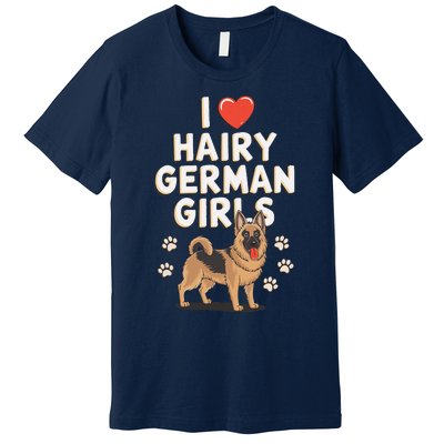 I Love Hairy German Premium T-Shirt