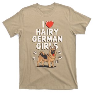 I Love Hairy German T-Shirt