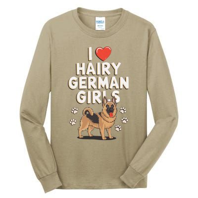 I Love Hairy German Tall Long Sleeve T-Shirt