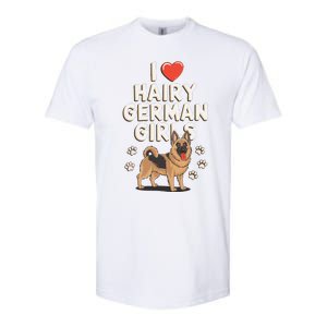 I Love Hairy German Softstyle CVC T-Shirt