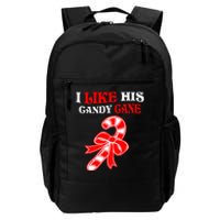 I Like His Candy Cane Funny Couples Matching Christmas Daily Commute Backpack