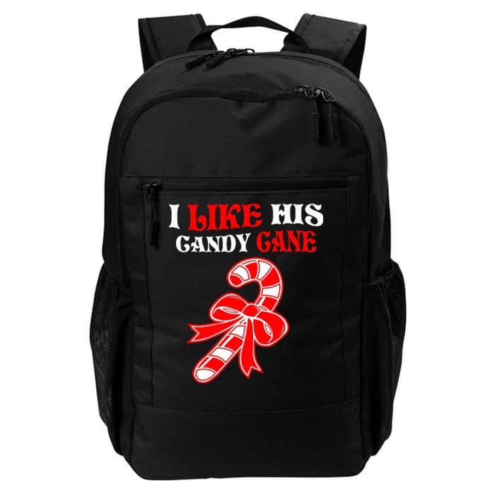 I Like His Candy Cane Funny Couples Matching Christmas Daily Commute Backpack