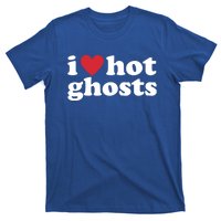 I Love Hot Ghosts Funny Halloween Costume Funny Gift T-Shirt