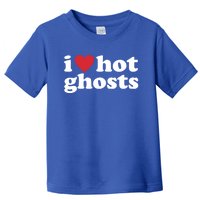 I Love Hot Ghosts Funny Halloween Costume Funny Gift Toddler T-Shirt