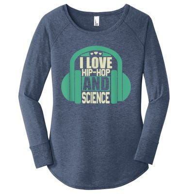 I Love Hip Hop And Science Women's Perfect Tri Tunic Long Sleeve Shirt