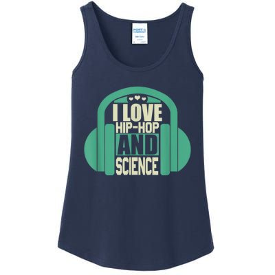 I Love Hip Hop And Science Ladies Essential Tank