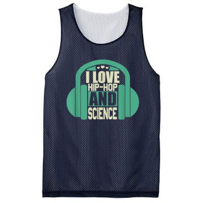 I Love Hip Hop And Science Mesh Reversible Basketball Jersey Tank