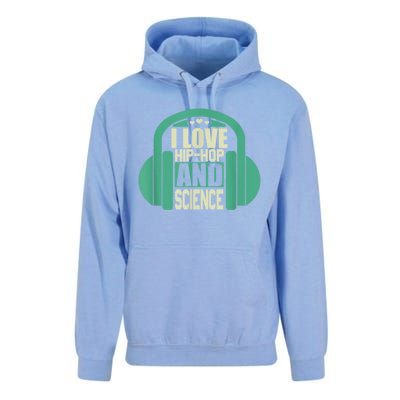 I Love Hip Hop And Science Unisex Surf Hoodie