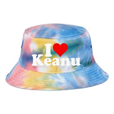 I Love Heart Keanu Tie Dye Newport Bucket Hat