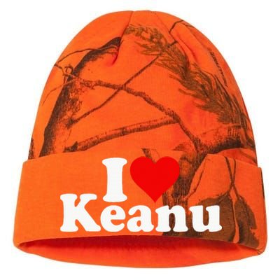 I Love Heart Keanu Kati Licensed 12" Camo Beanie