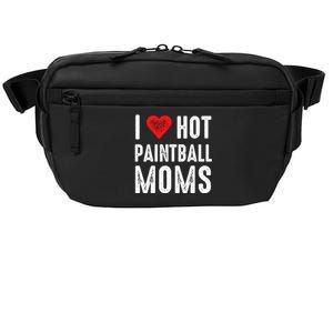 I Love Hot Paintball Moms Gift Crossbody Pack