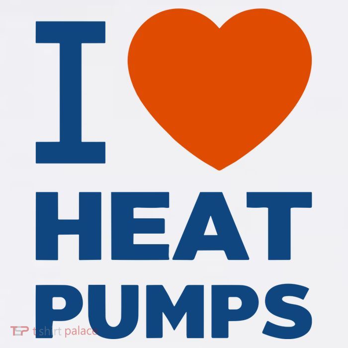 I Love Heat Pumps I Heart Heat Pumps Womens T-Shirt