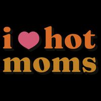 I Love Hot Moms Retro Backpack