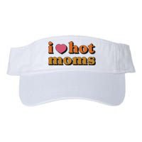 I Love Hot Moms Retro Valucap Bio-Washed Visor