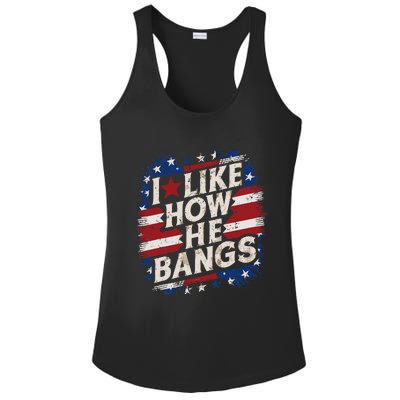 I Like How He Bang Fireworks 4th Of July Funny Couples Ladies PosiCharge Competitor Racerback Tank