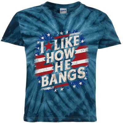 I Like How He Bang Fireworks 4th Of July Funny Couples Kids Tie-Dye T-Shirt