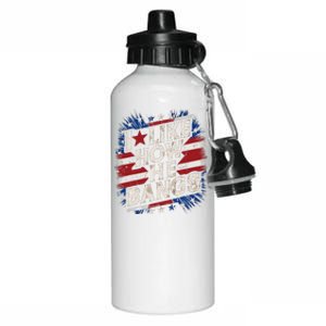 I Like How He Bang Fireworks 4th Of July Funny Couples Aluminum Water Bottle 