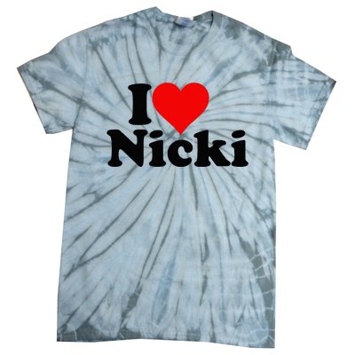 I Love Heart Nicki Tie-Dye T-Shirt