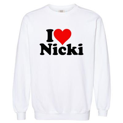 I Love Heart Nicki Garment-Dyed Sweatshirt