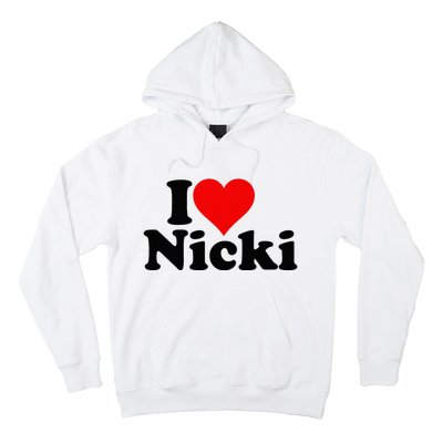 I Love Heart Nicki Hoodie