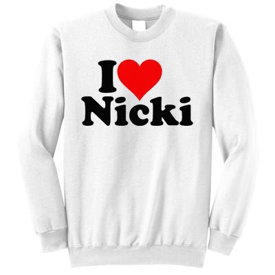 I Love Heart Nicki Sweatshirt