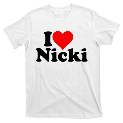 I Love Heart Nicki T-Shirt