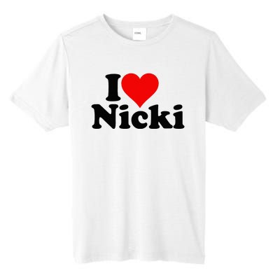 I Love Heart Nicki Tall Fusion ChromaSoft Performance T-Shirt