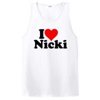 I Love Heart Nicki PosiCharge Competitor Tank