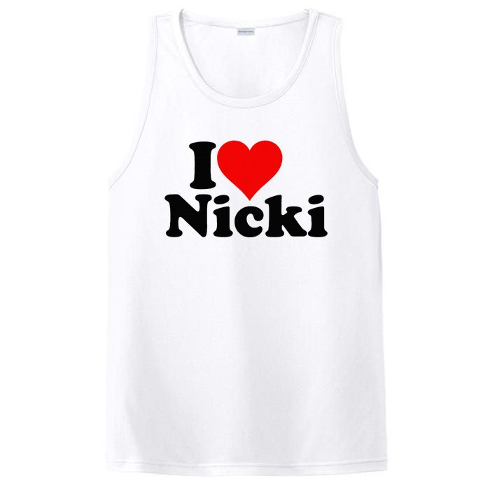 I Love Heart Nicki PosiCharge Competitor Tank