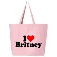I Love Heart B.R.I.T.N.E.Y 25L Jumbo Tote